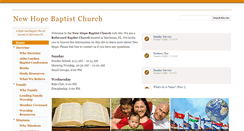 Desktop Screenshot of newhopemarianna.org