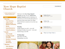 Tablet Screenshot of newhopemarianna.org